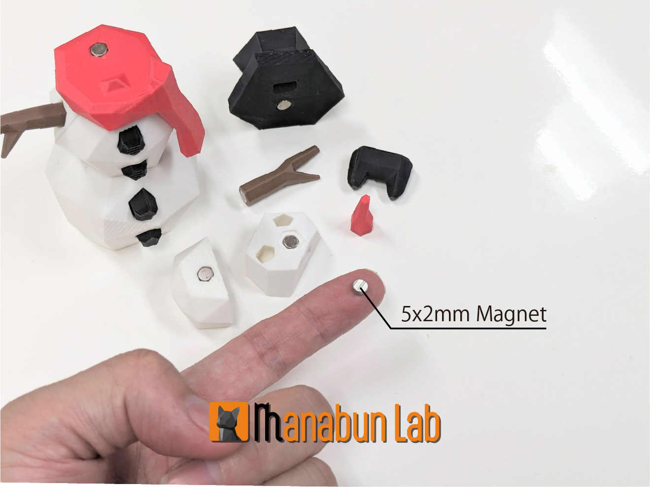 Low Poly Snowman Puzzle — miniatura 5