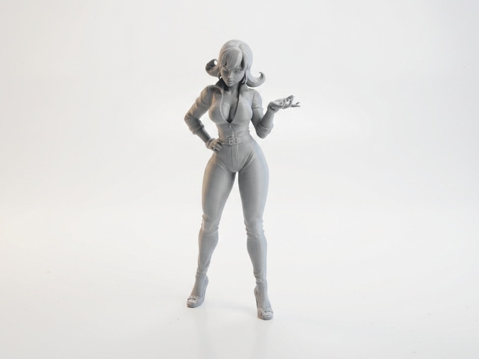 Body Suit Lady Figurine Female Character 3D Printable