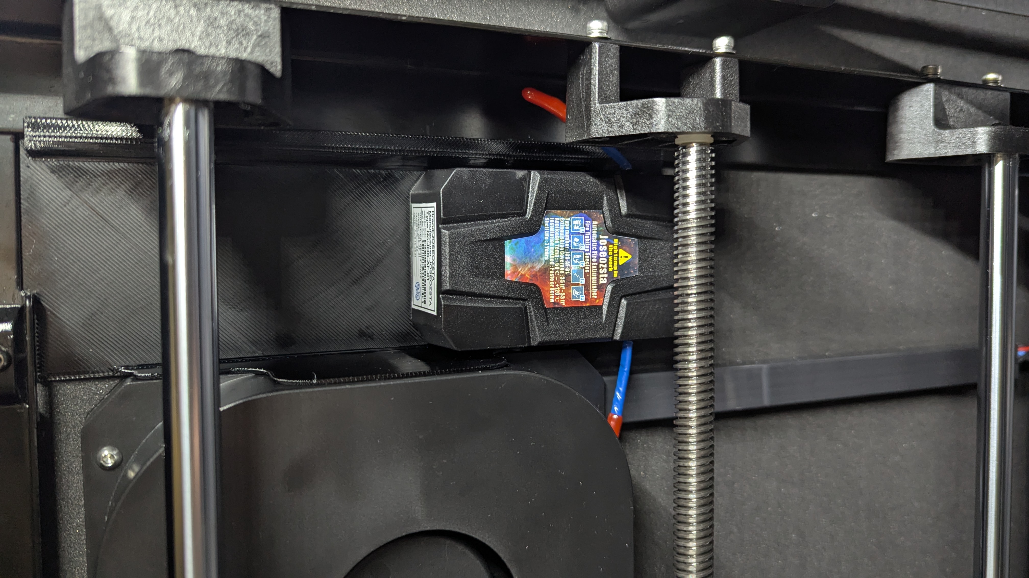 Fire Extinguisher Mounting Plate for Qidi Plus 4