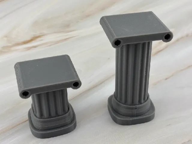 Greco Roman Ionic Style Pedestal Stand Set - Classical Decor