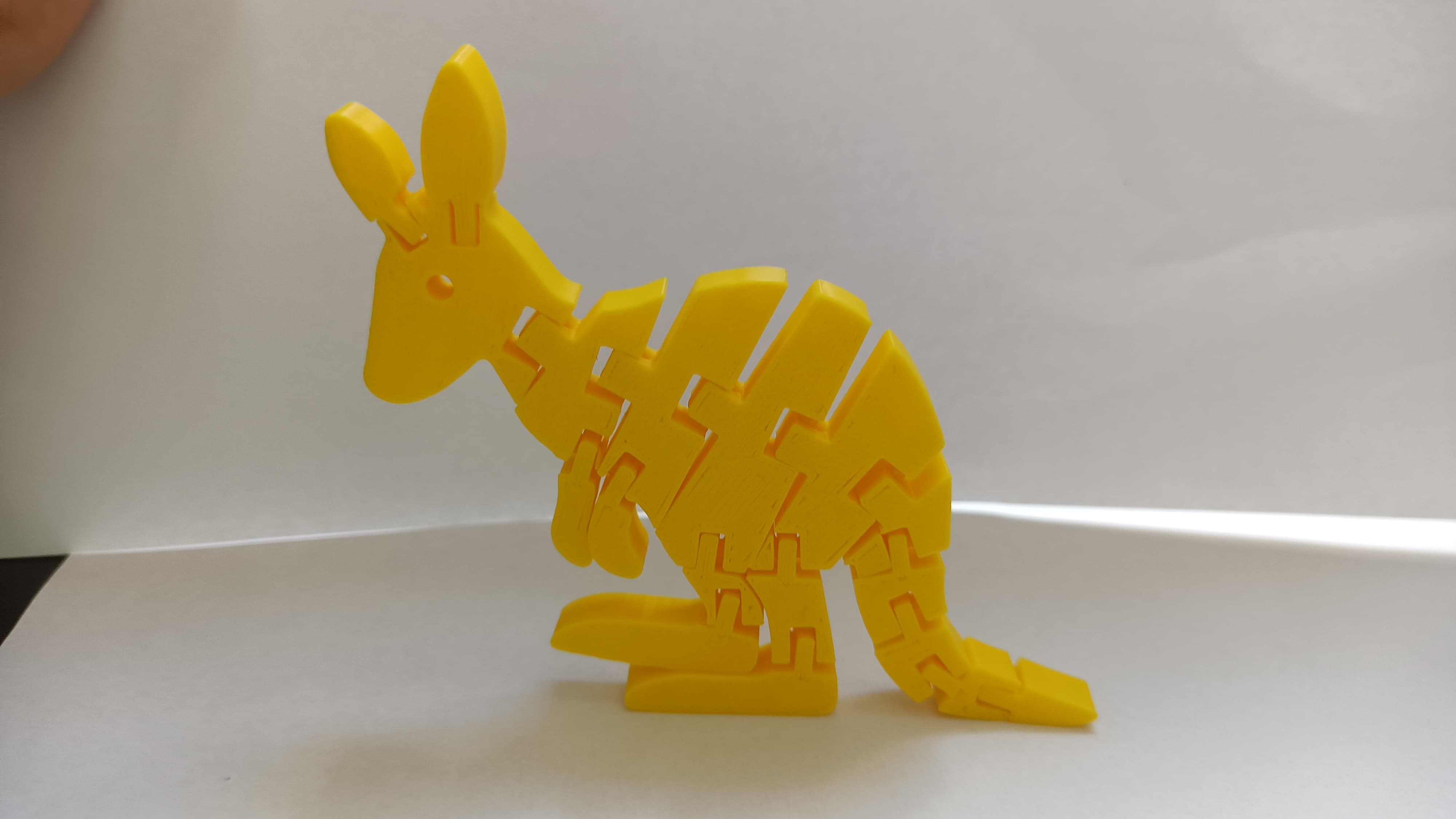 Miniatura 2 do modelo 3D Flexi Kangaroo Toy