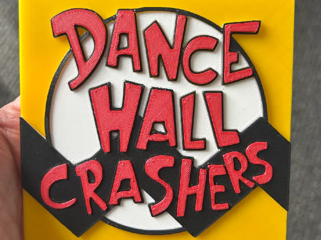 Dance Hall Crashers - ska band 3d logo