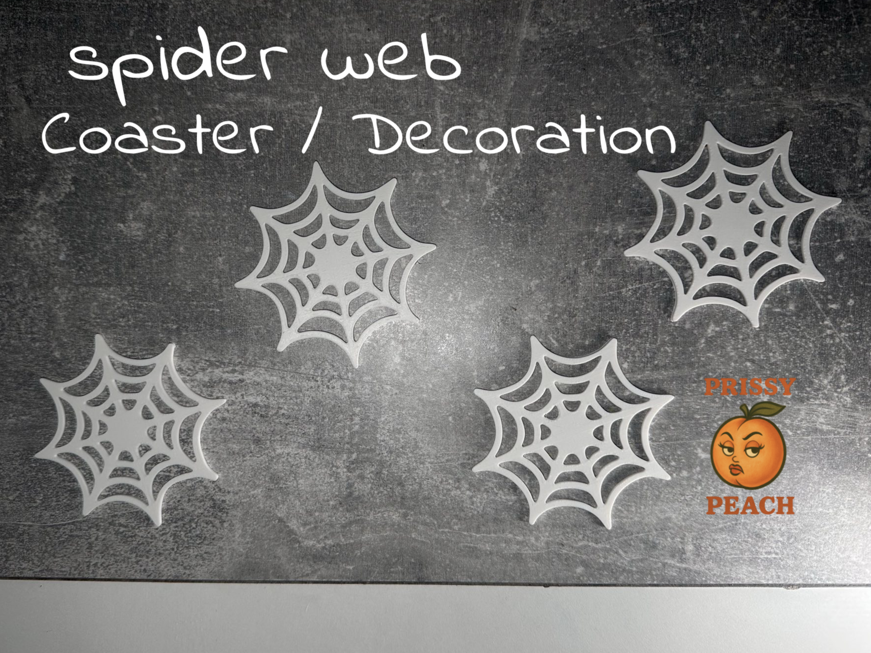 Spider web coaster