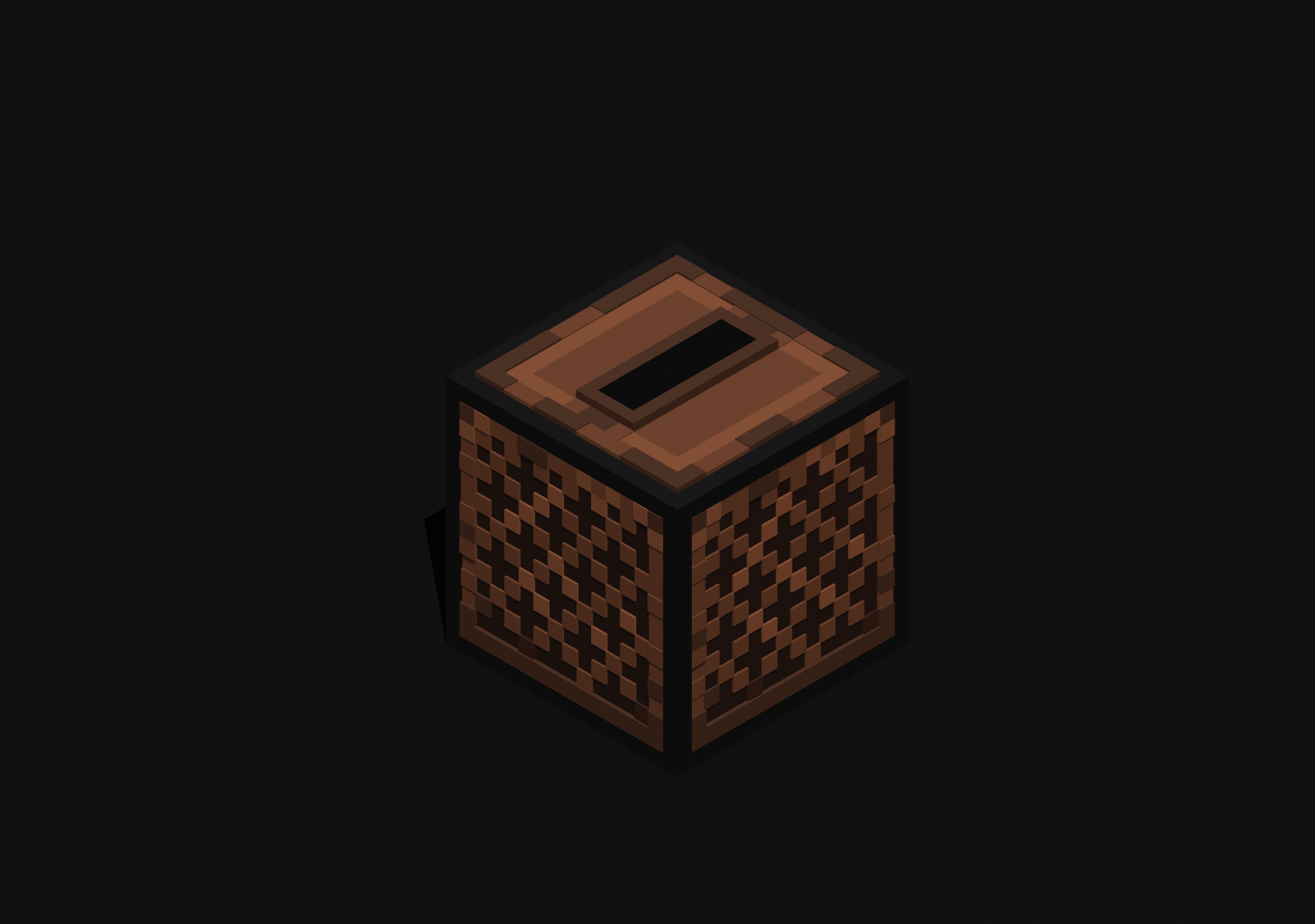 Miniatura 2 do modelo 3D Minecraft Jukebox Case (Echo Dot Gen 4)