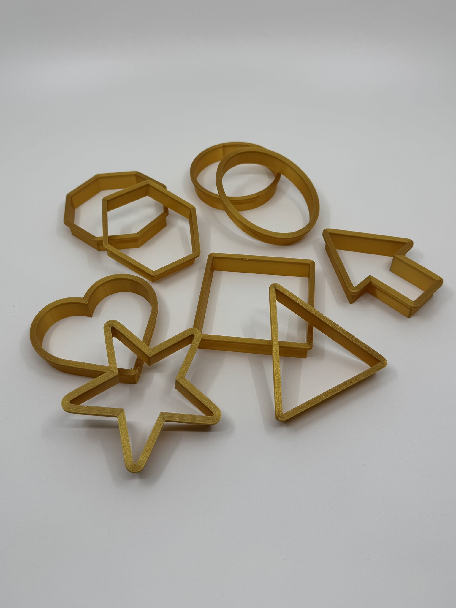 Playdough Cutters - Basic Shapes