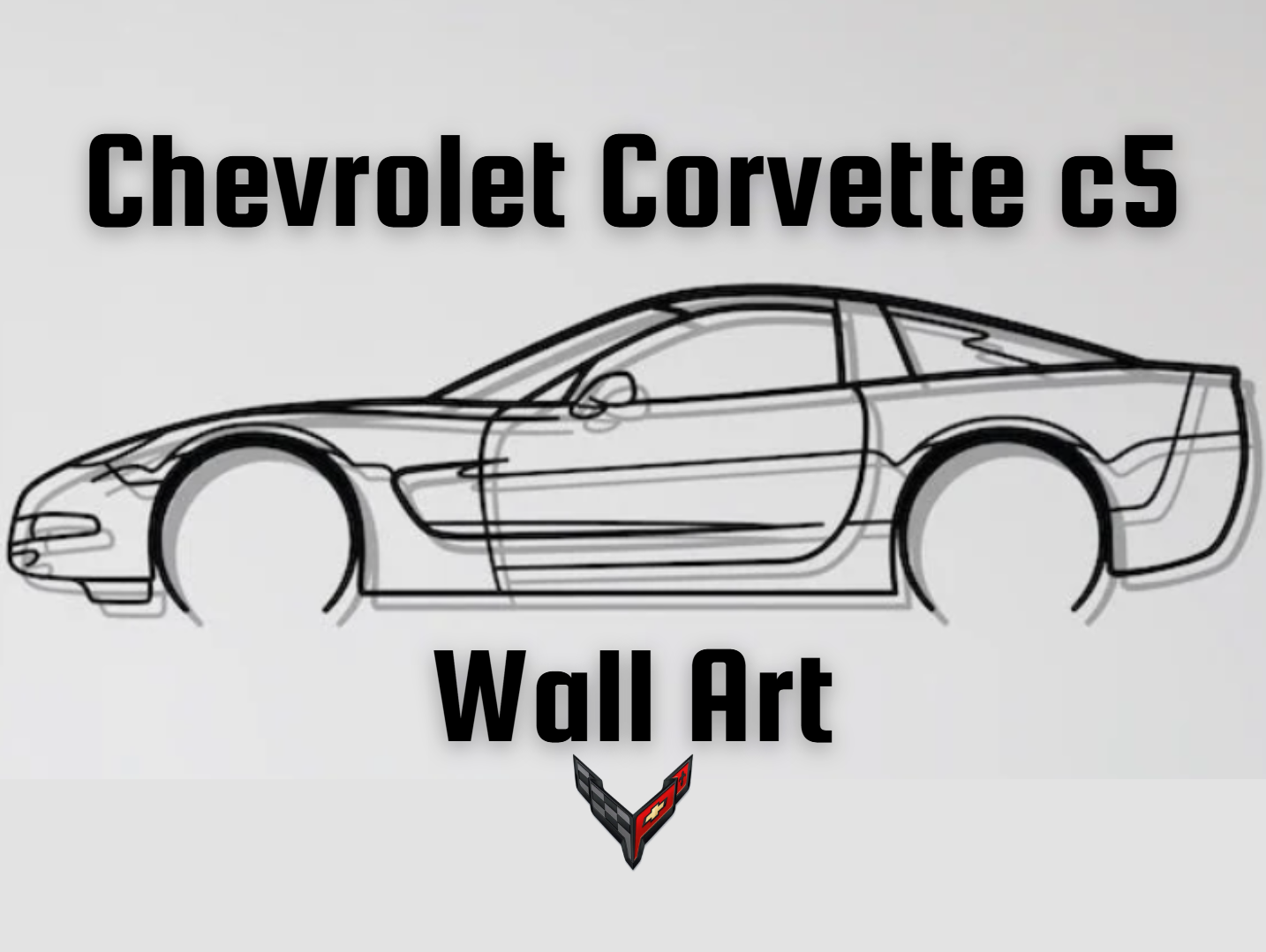 Chevrolet Corvette c5 Wall Art