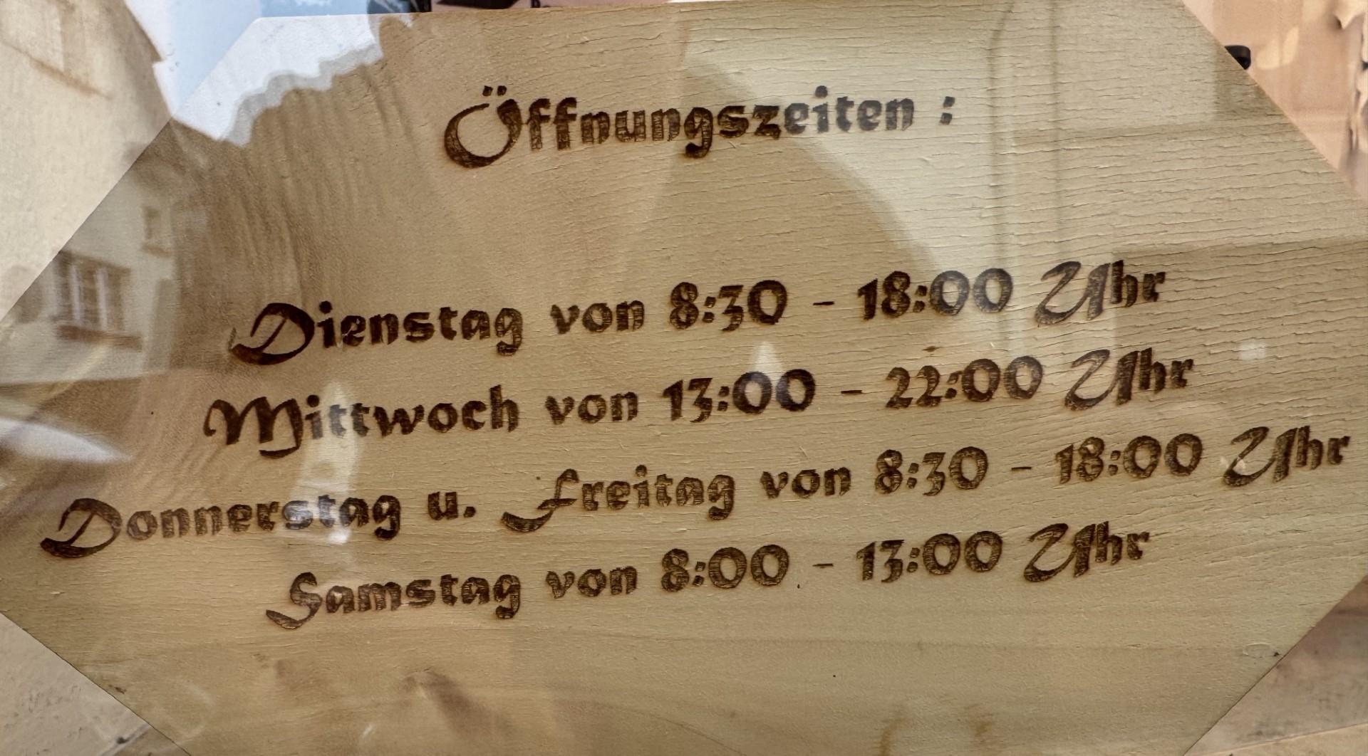 offnungszeiten