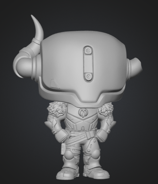 Destiny 2 Lord Shaxx 3D model by AdventVR