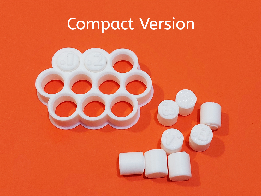Miniatura 2 do modelo 3D 3D Printer Tolerance - Gap Test - Regular & Compact Versions