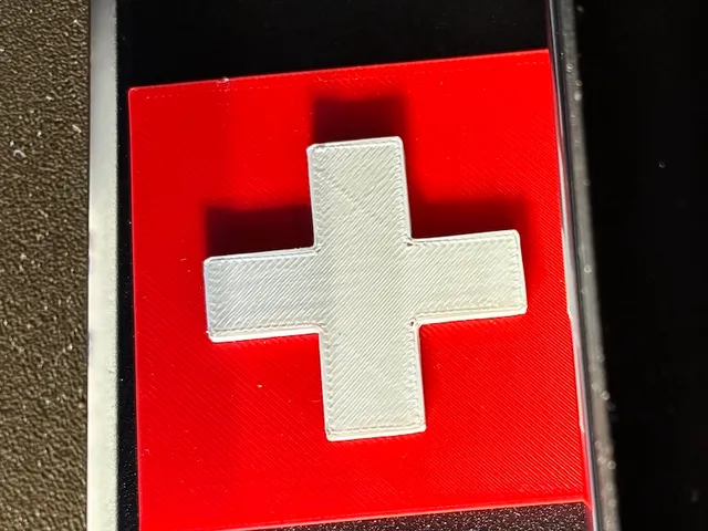 Swiss flag 60x60mm