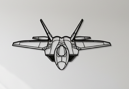 décor Mural F-22 Raptor