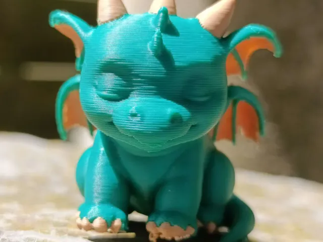 Sleepy Cute Dragon