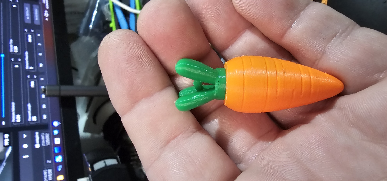 Carrot Keychain