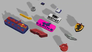 F1 Team keychains
