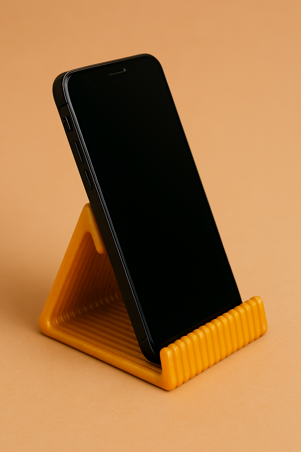 Ribbed Minimalist Phone Stand