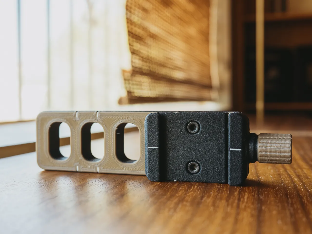 Nodal slide plate for Hasselblad X2D with custom Arca Swiss clamp