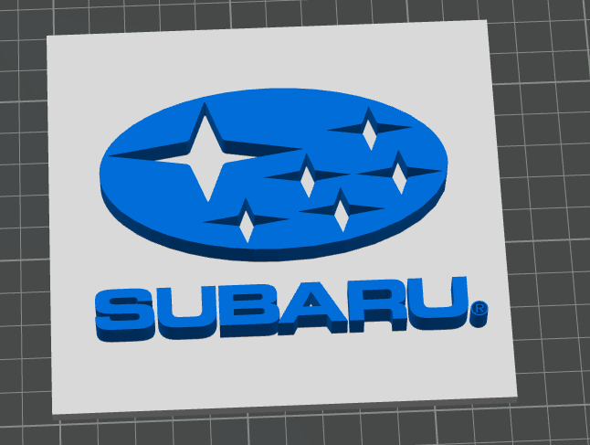 Subaru logo for office \ workshop