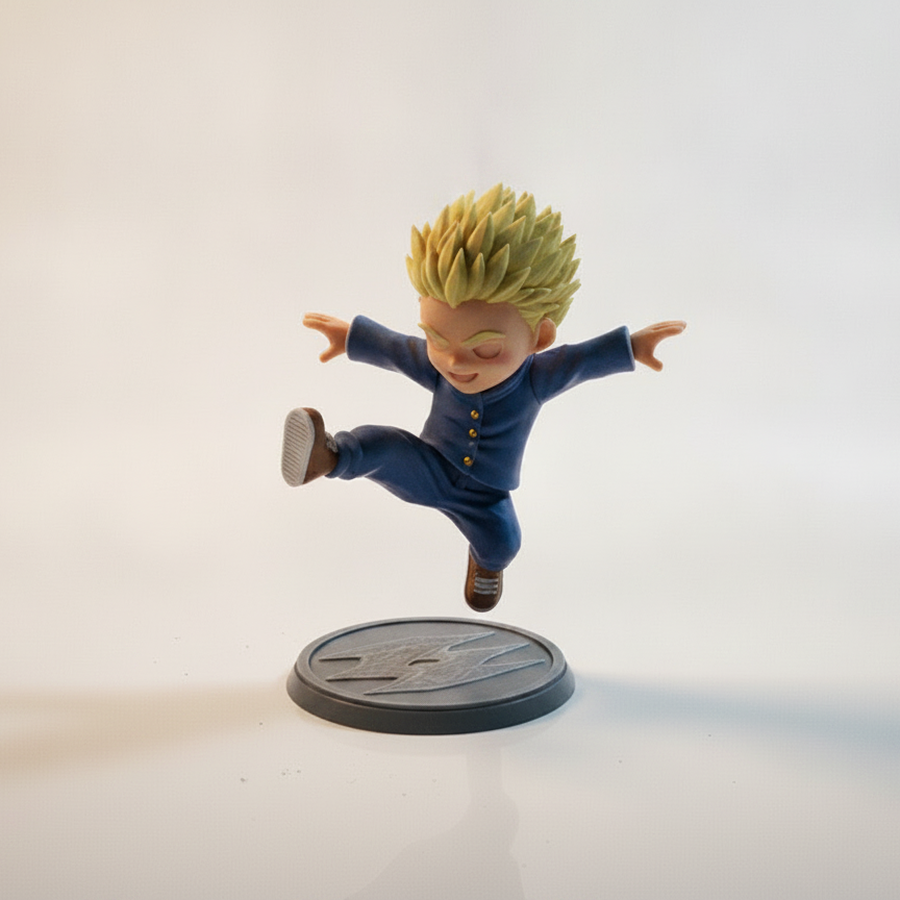 Yuji Itadori Flip Figurine 3D Printable