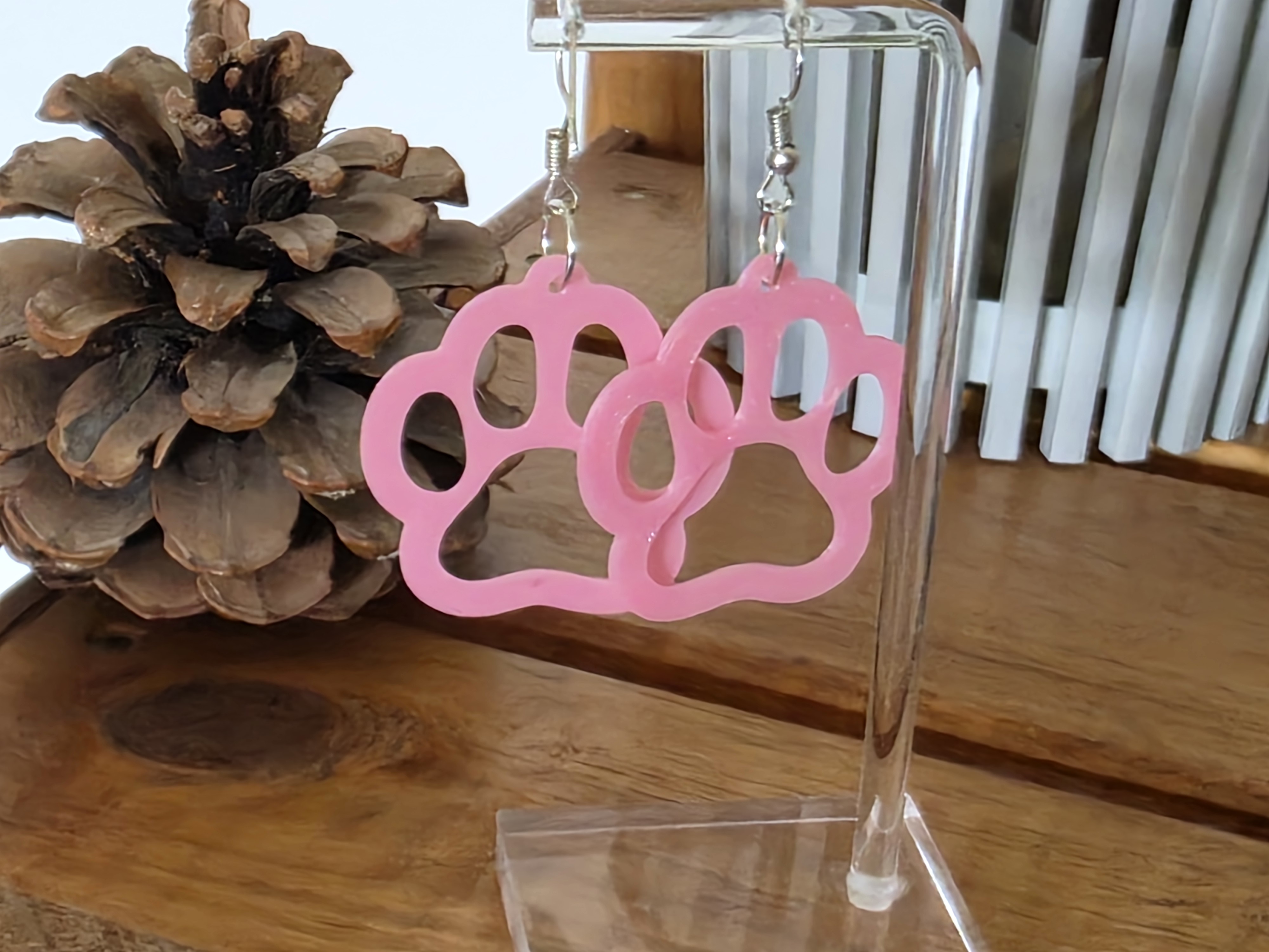 Pendientes Huella Perro