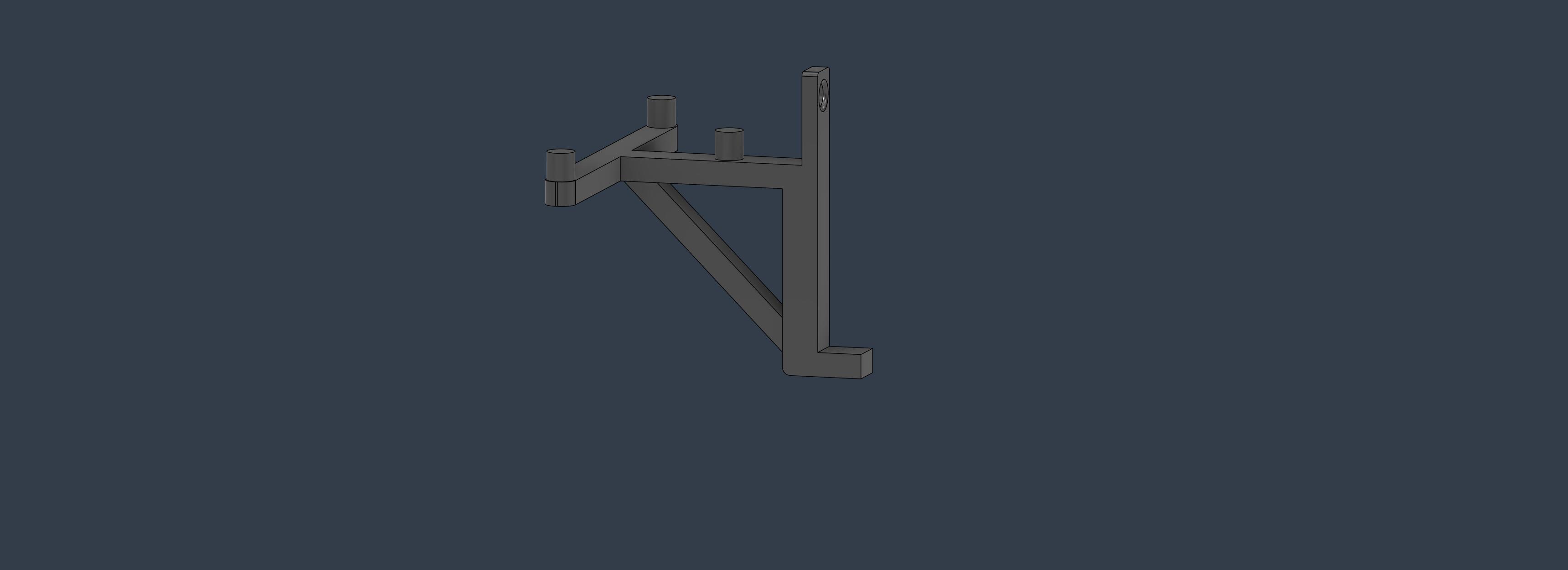Gunpla Action Base Wall Mount