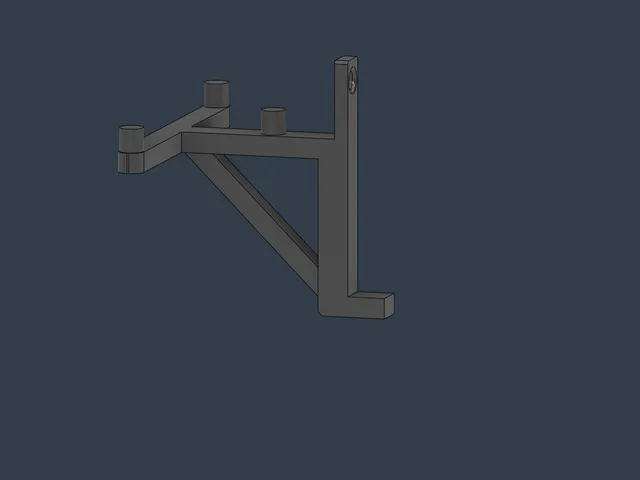Gunpla Action Base Wall Mount