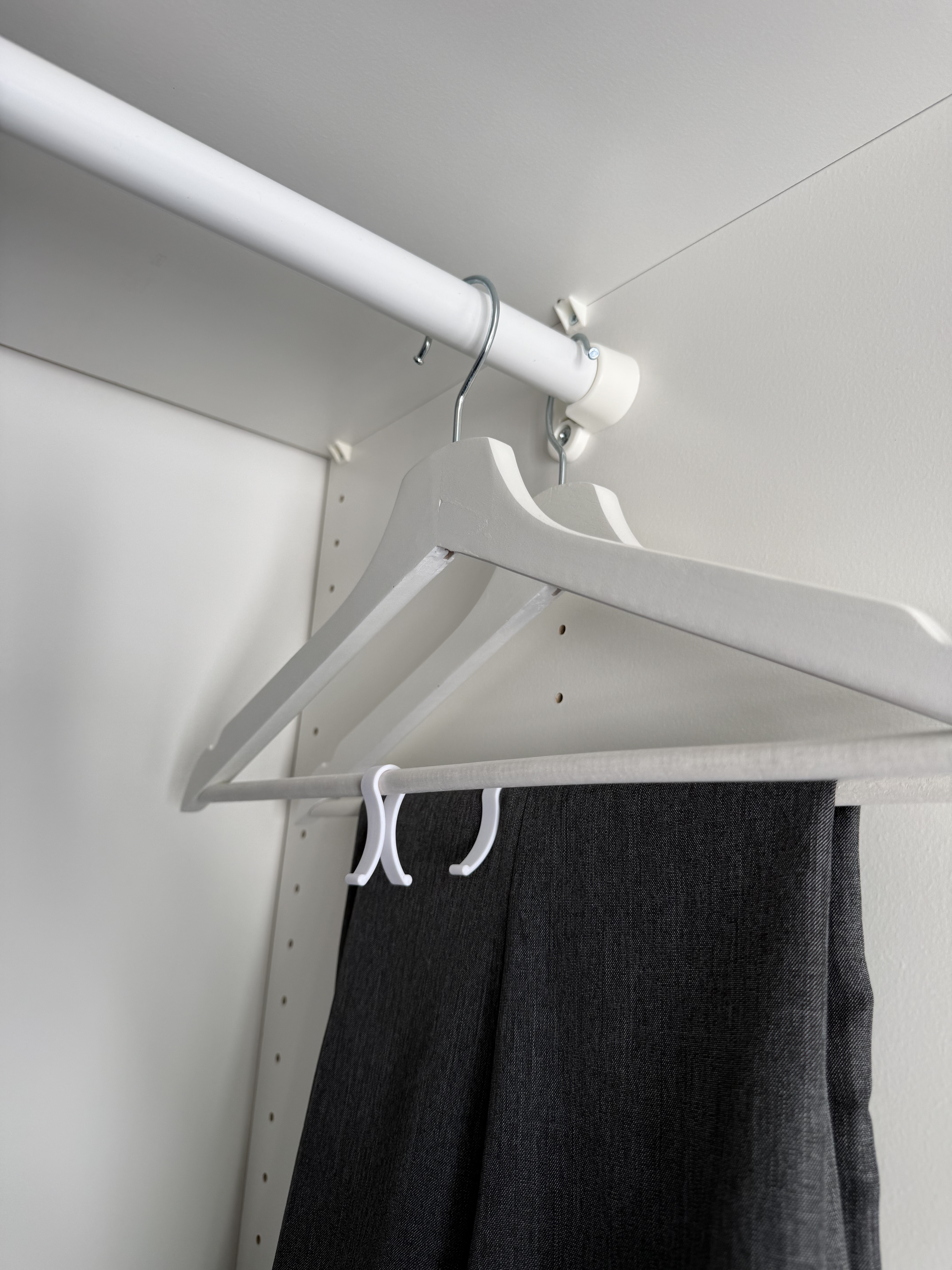 Hanger Clip for IKEA BUMERANG Wooden Hangers