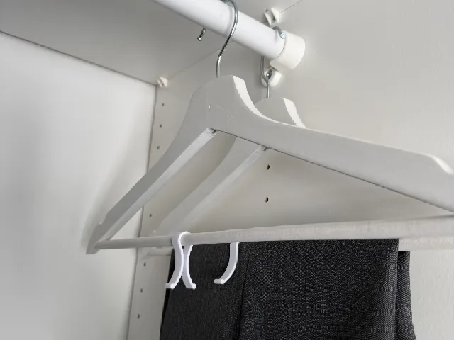 Hanger Clip for IKEA BUMERANG Wooden Hangers