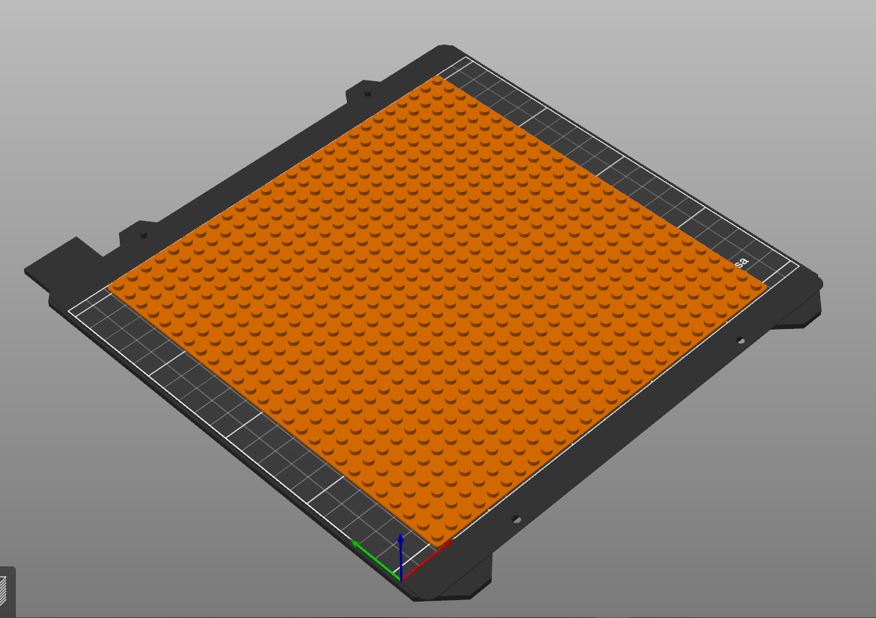 LEGO build plate / Plaque LEGO (new version!)