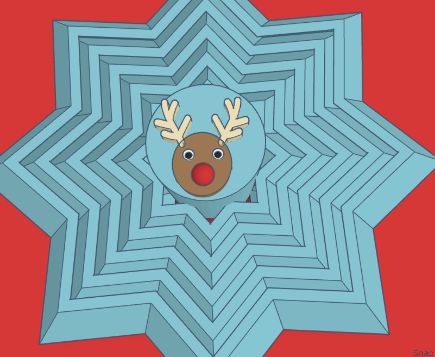 Rudolph star fidget
