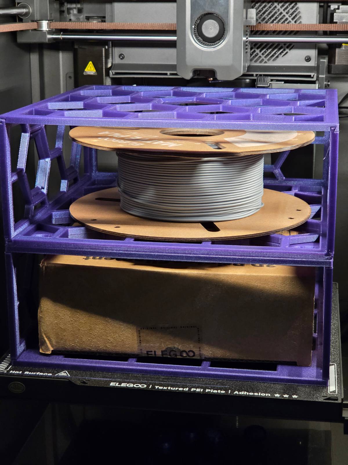 Miniatura 9 do modelo 3D The Hex Box - StackBox - prints flat!