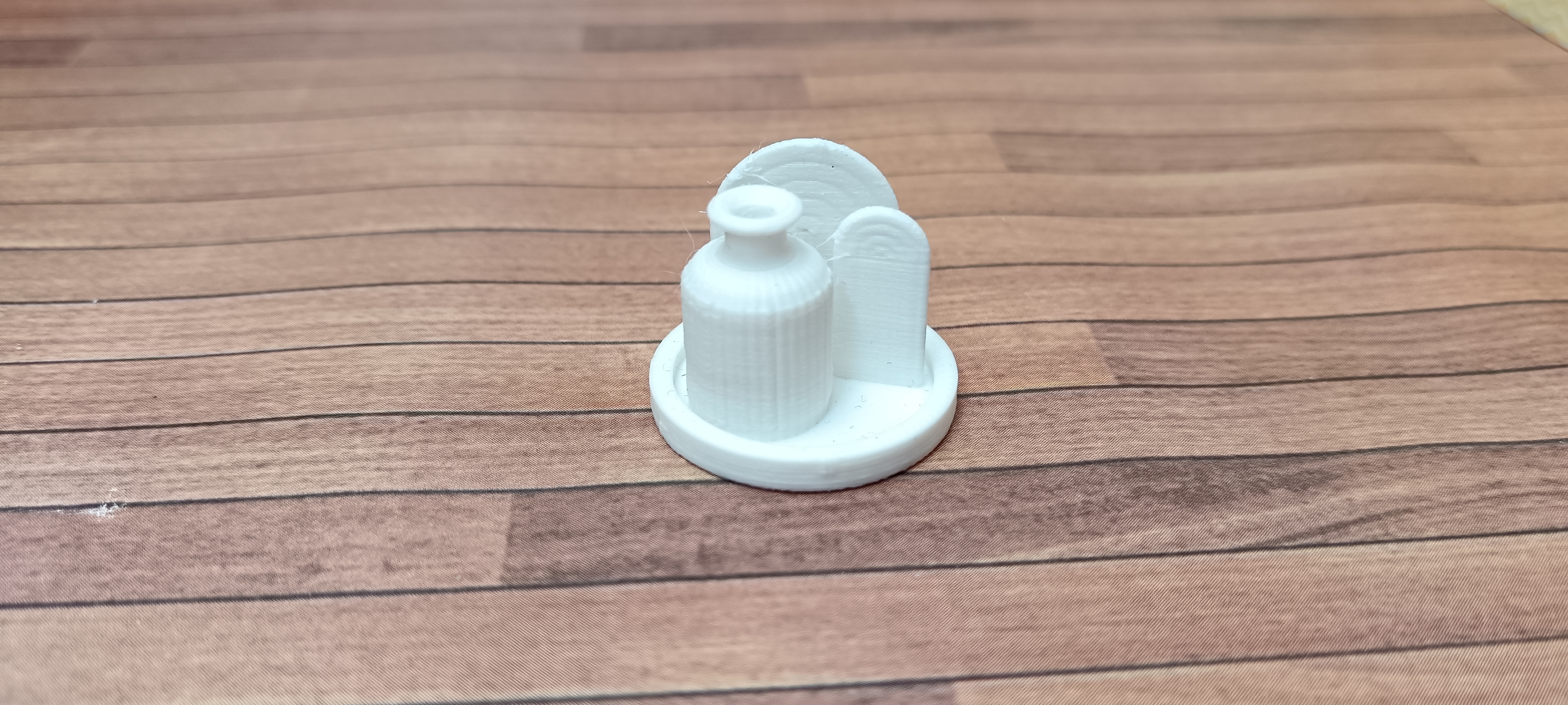 Teller Vase Boegen Deko Miniature
