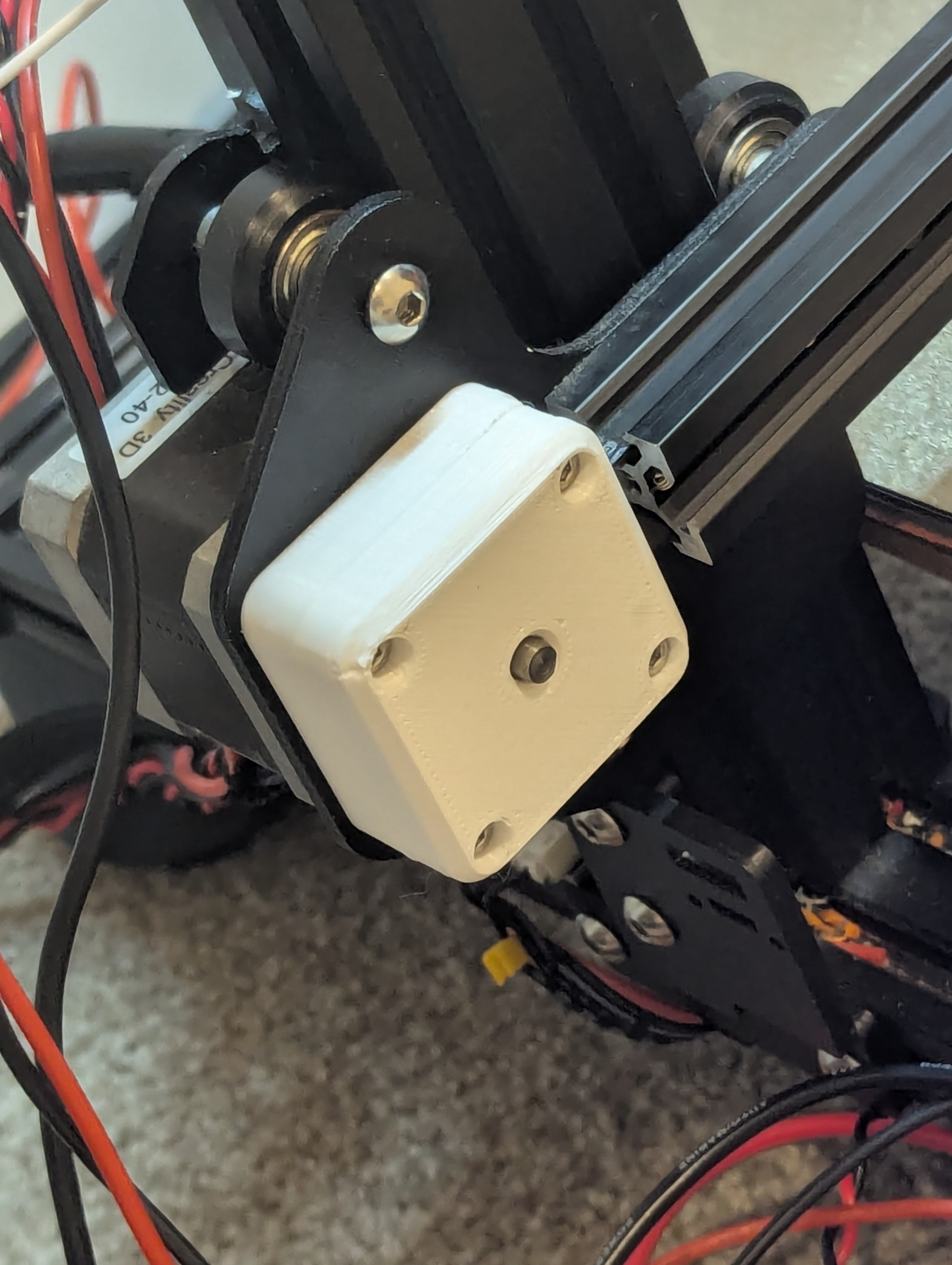 Ender/CR-10 X Axis Top Cover for Longer Steppers