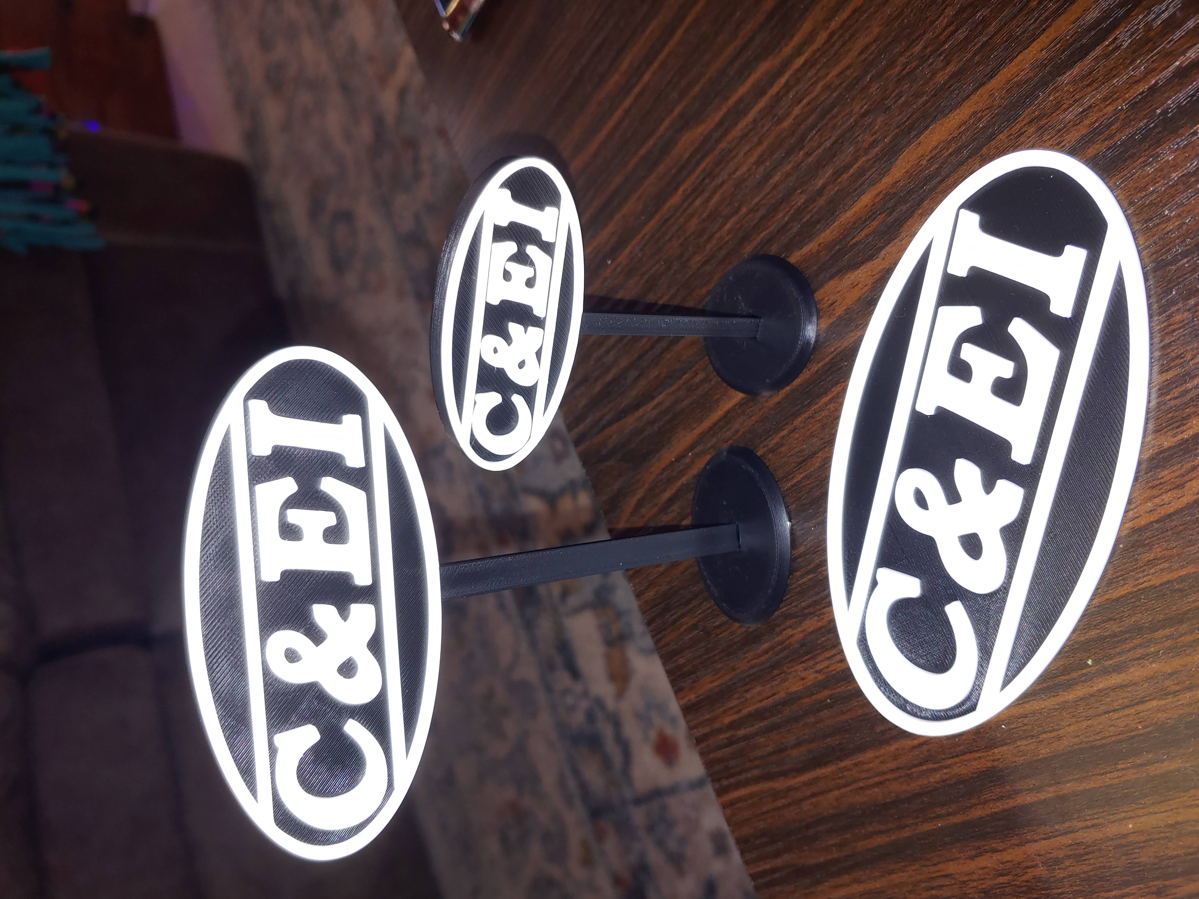 Chicago and Eastern Illinois Railroad (C&EI) signpost