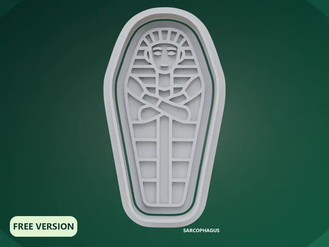 Ancient Egypt Cookie Cutter STL – 3D Print Biscuit Mold