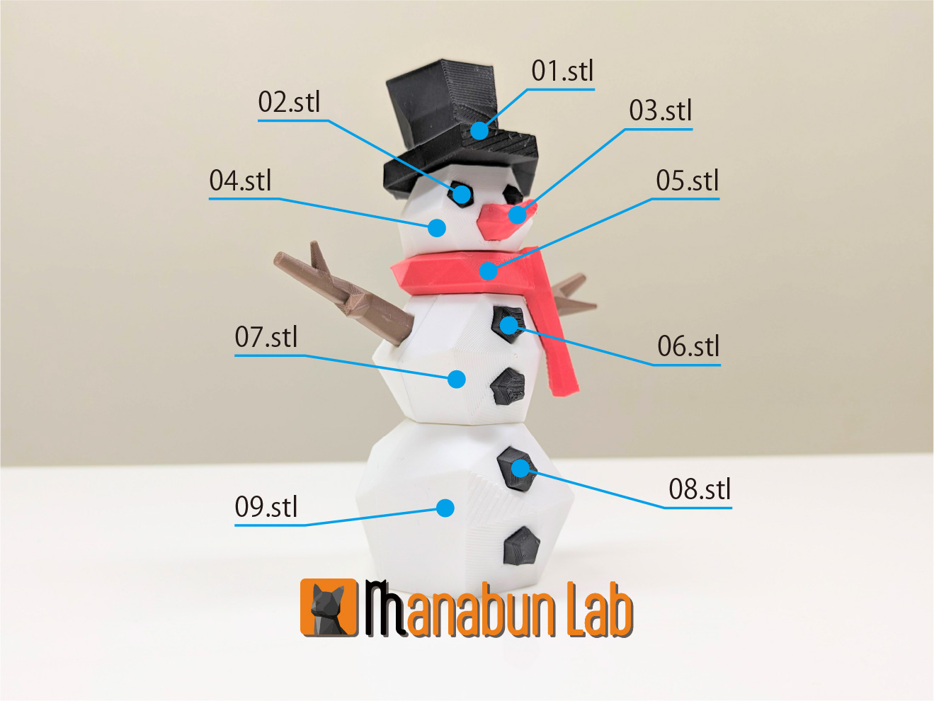 Low Poly Snowman Puzzle — miniatura 10