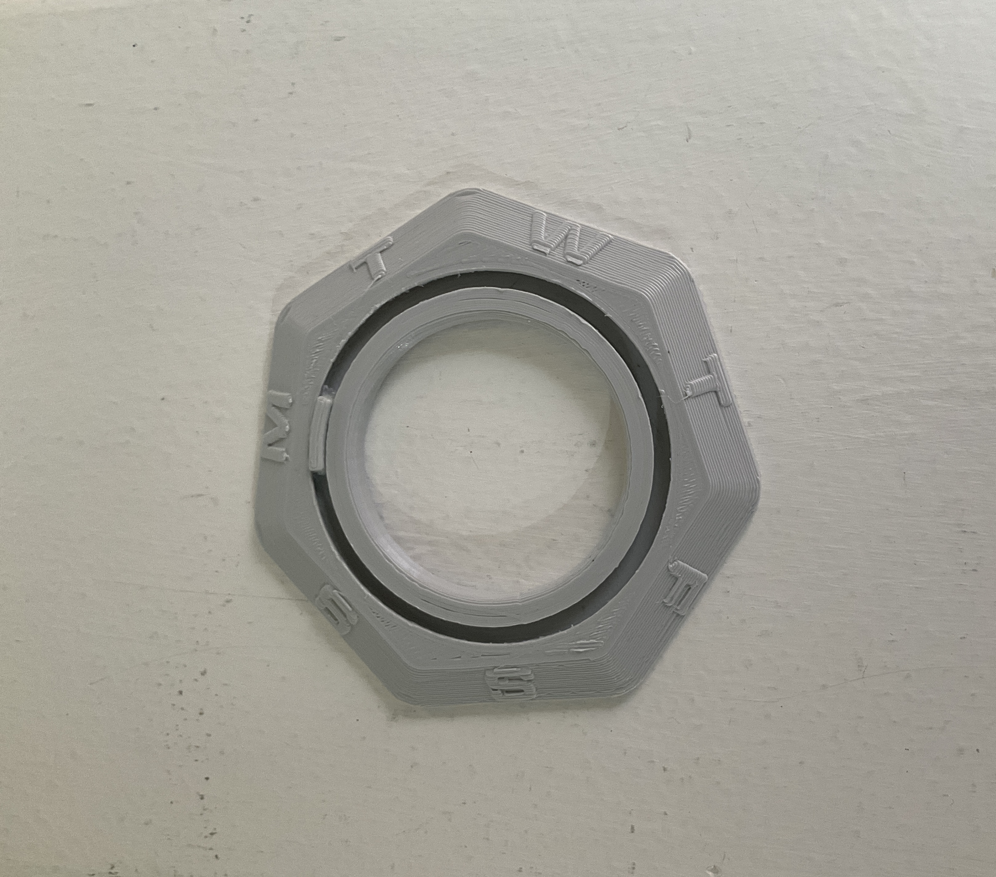 simple week day marker / reminder