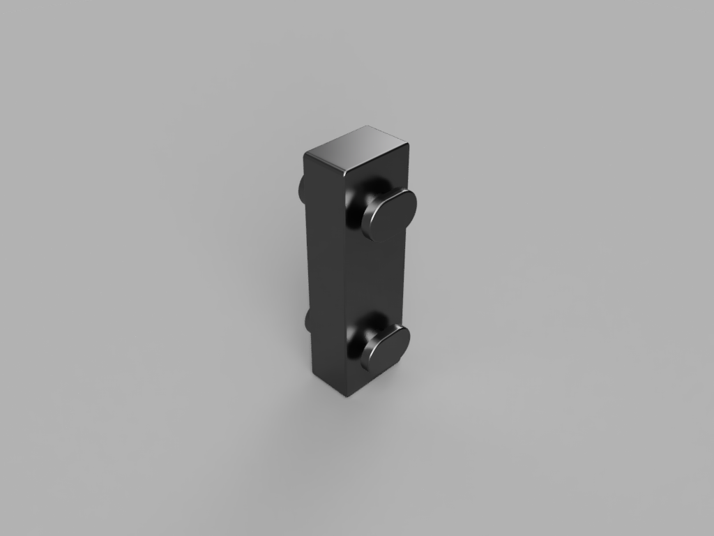 Spacer for metal shelving, for example Regalux.
