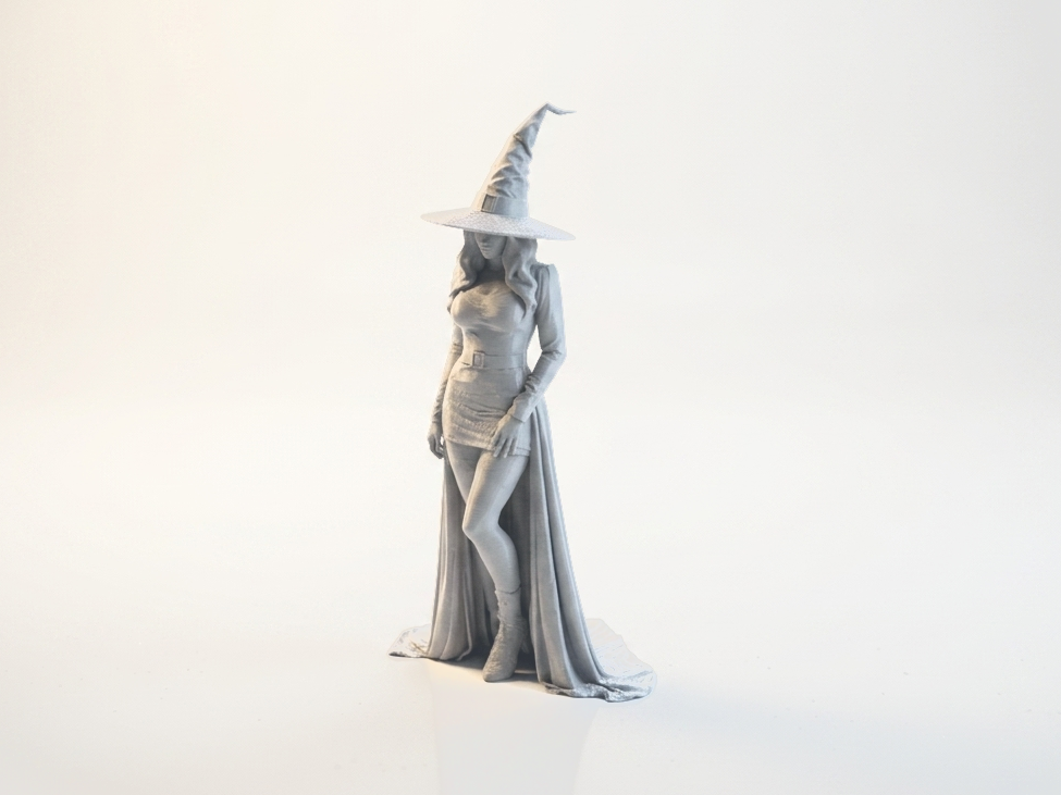 Halloween Witch Figurine Fantasy 3D Printable