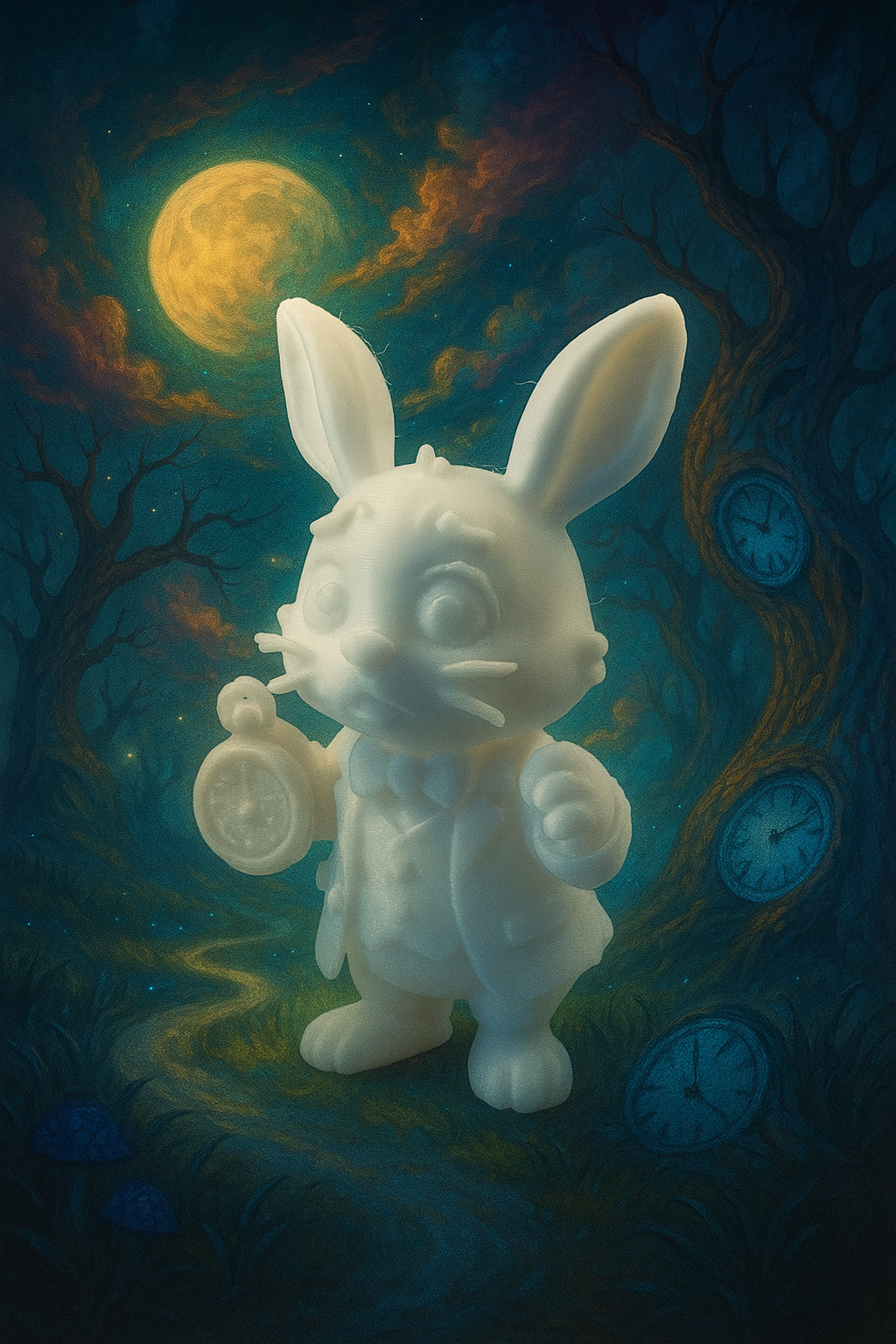 White Rabbit – Always Late Figurine