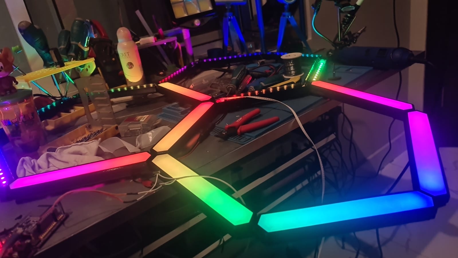 Miniatura 5 do modelo 3D HexGrid Led Hexagon Light
