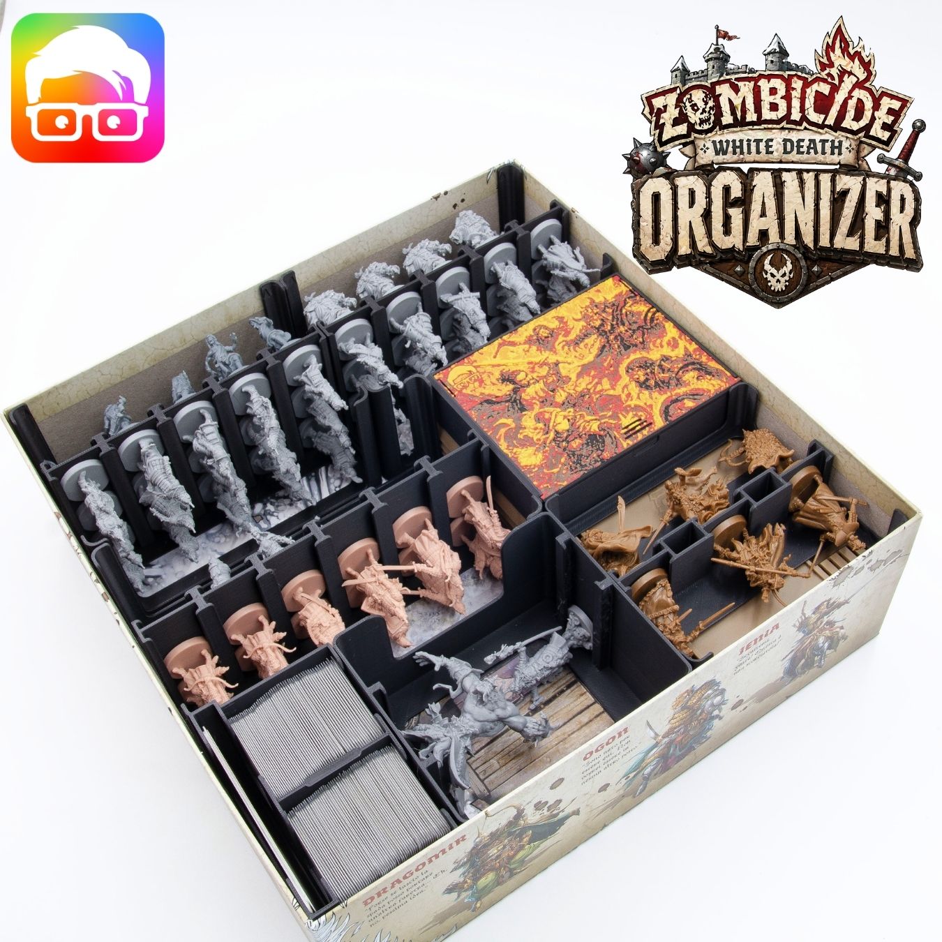Zombicide: White Death organizer by @ammedia3d