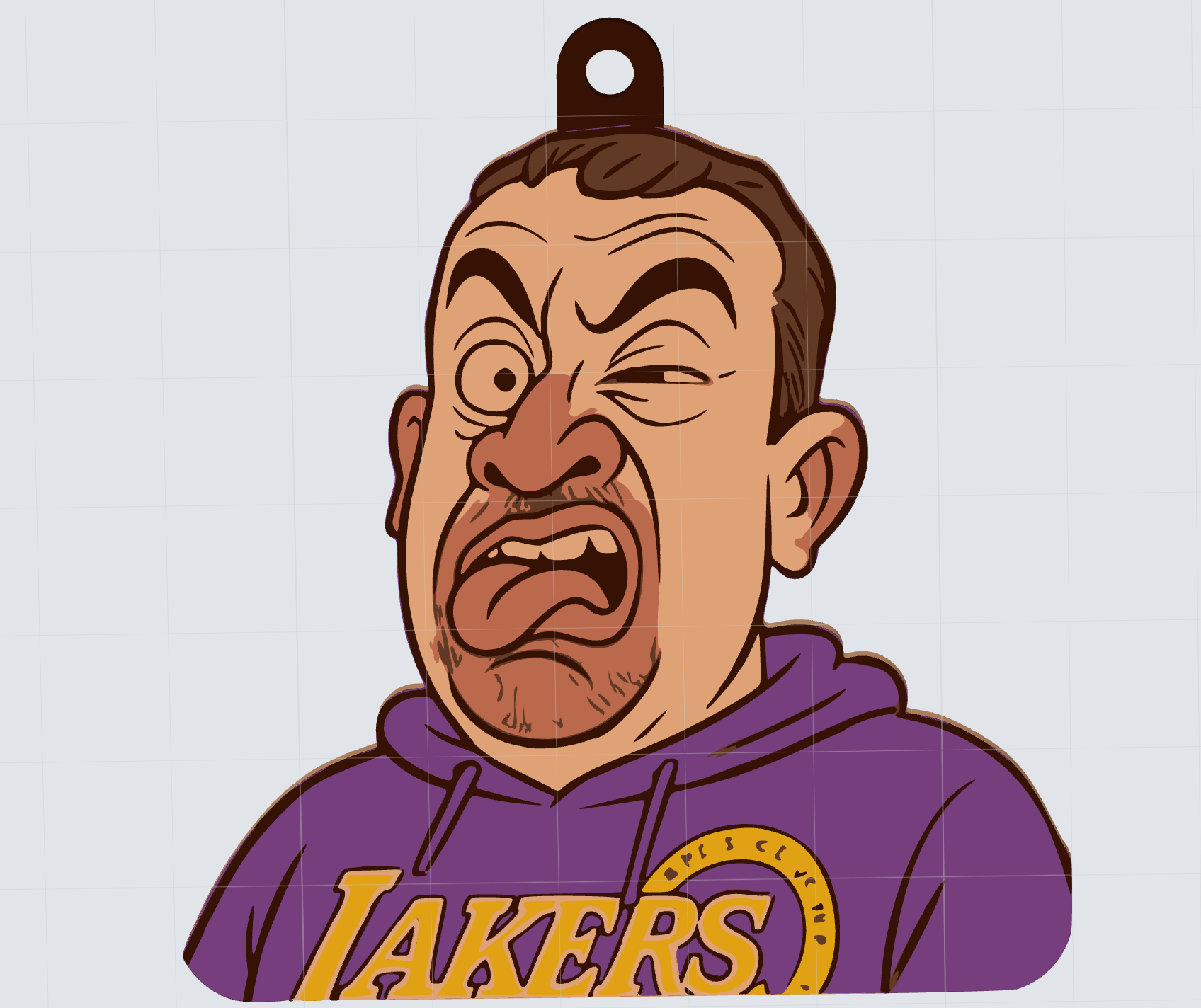 Lakers Funny Keychain