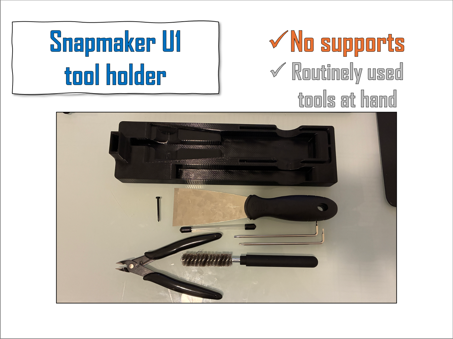 Snapmaker U1 Tool Holder