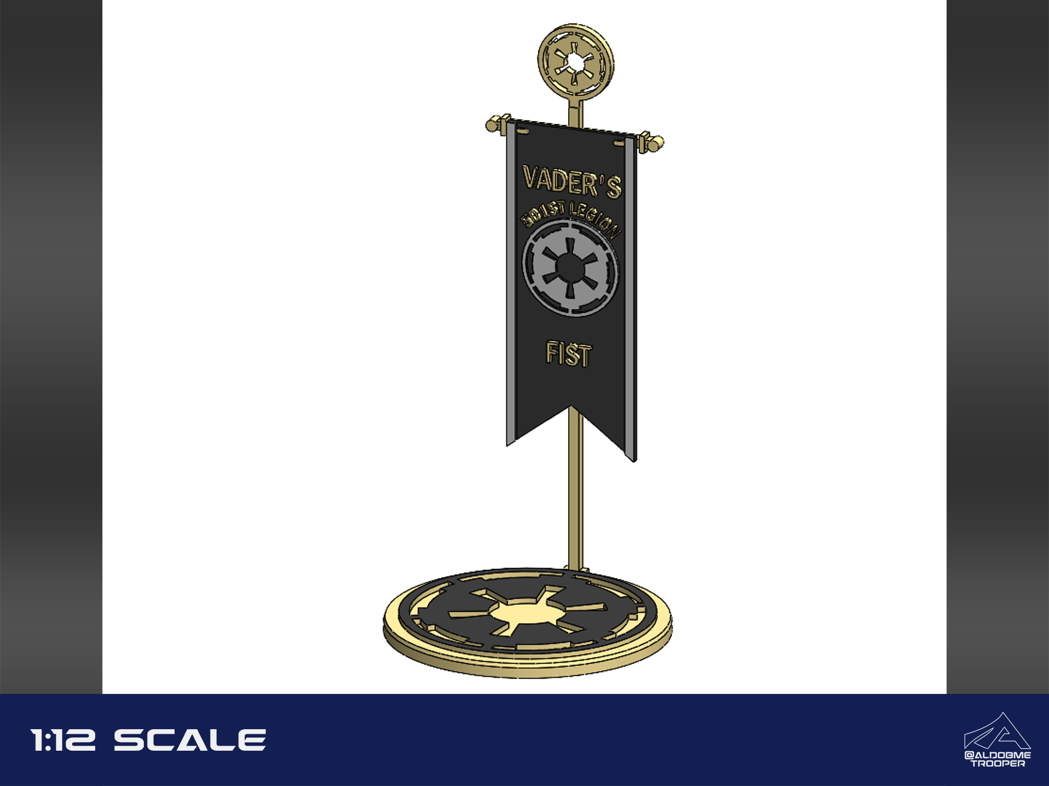 Vader's Fist Banner 1:12 Scale