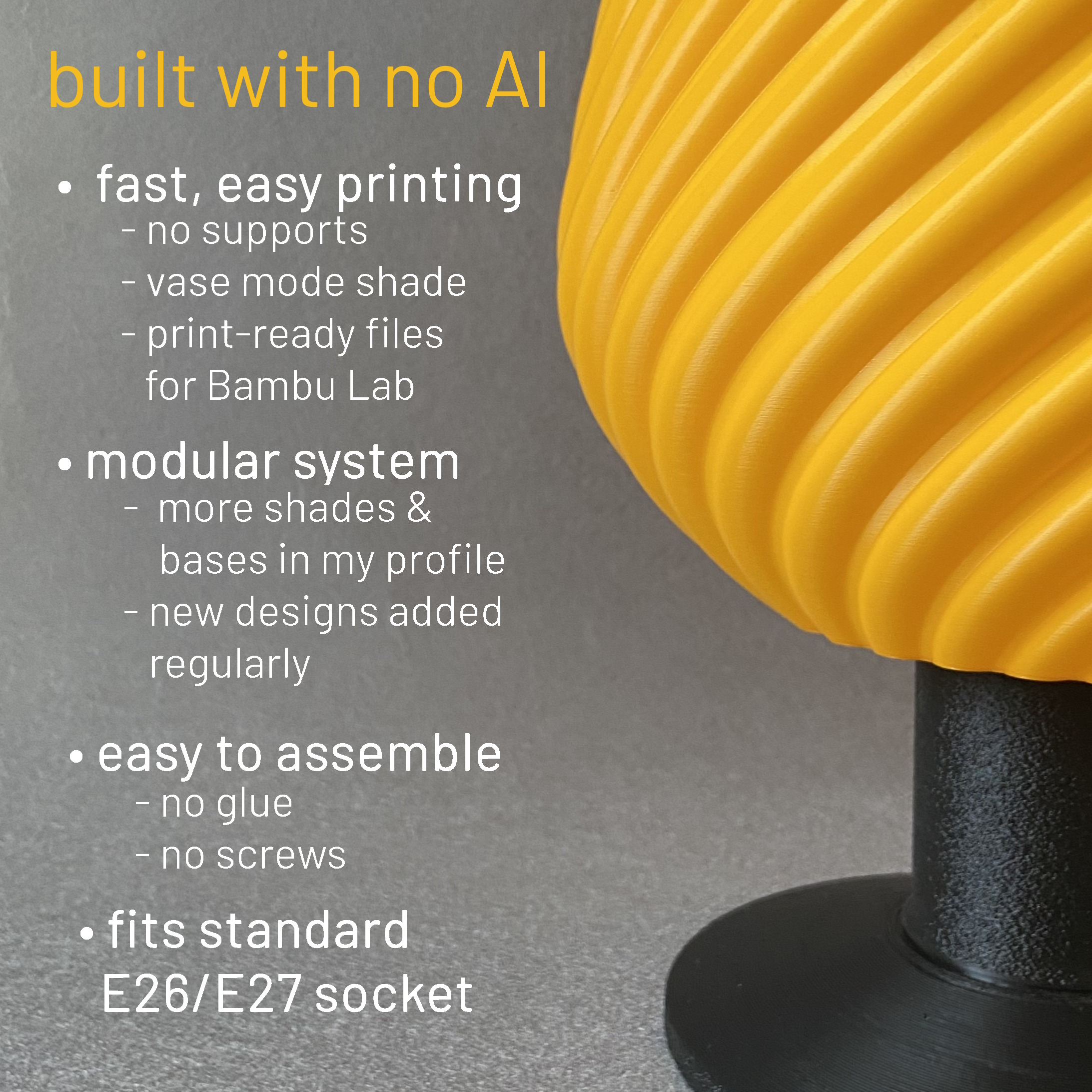 Twisted Ribbed Globe Lamp — miniatura 4