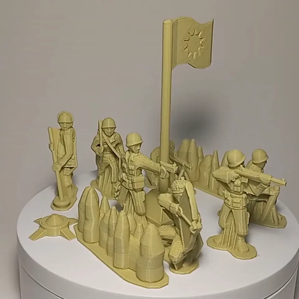 Lowpoly Armies: 5x5 Warfare! - DIY Board Game! - Army Men Complete