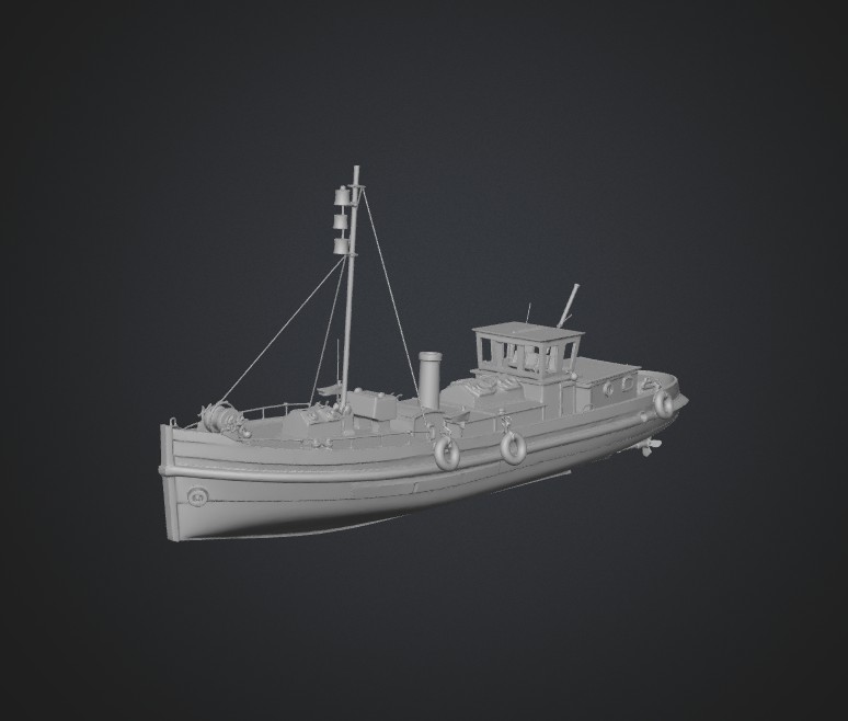 Canal Steam Tugboat