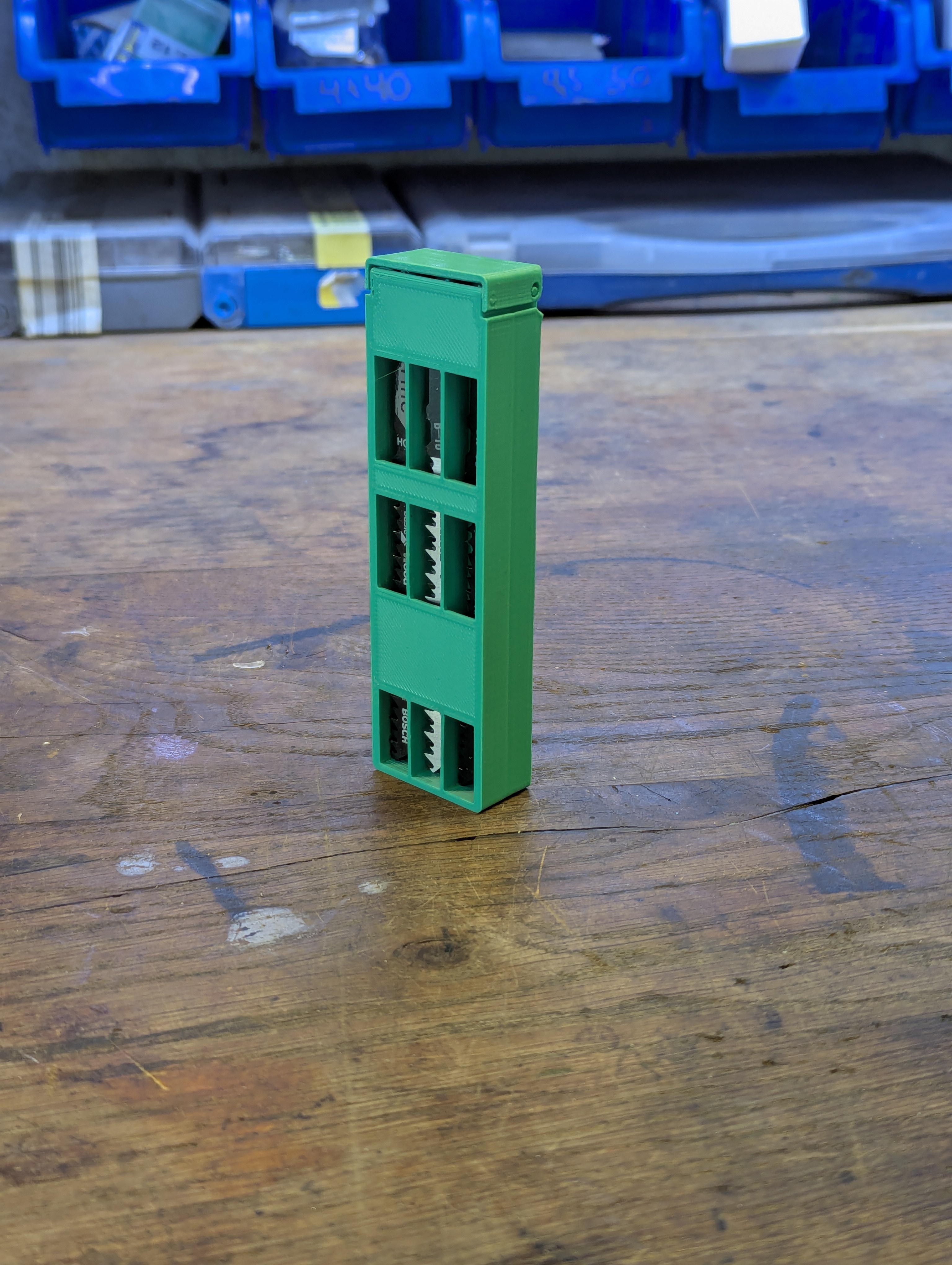 Jigsaw blade case | Aufbewahrungsbox Stichsägeblätter