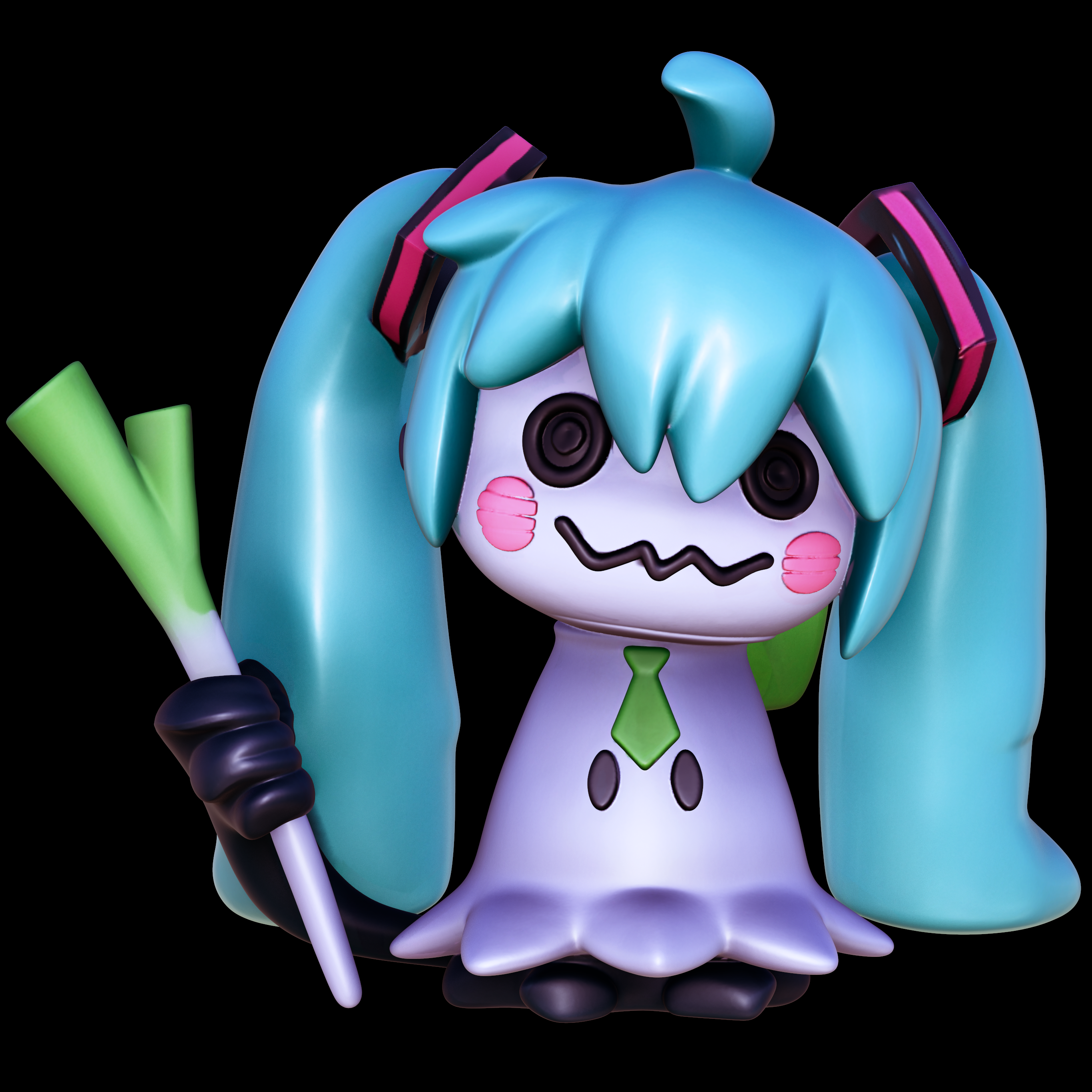MIMIKYU MIKU-KYU: HATSUNE MIKU & MIMIKYU CROSSOVER - 3D MODEL