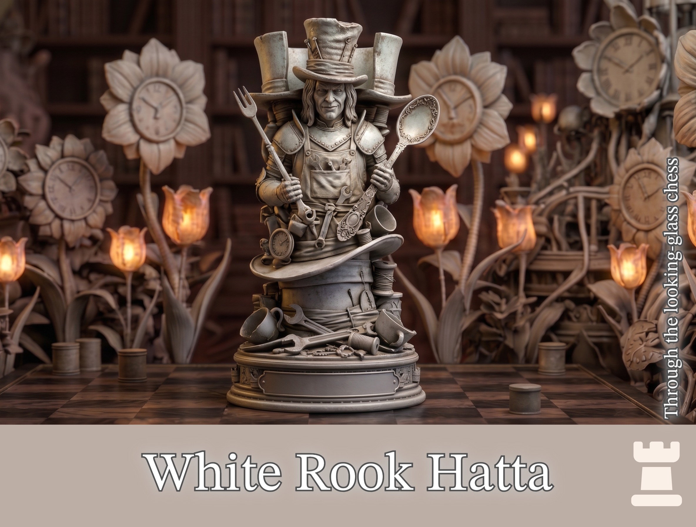 The Mad Hatter (White Rook)